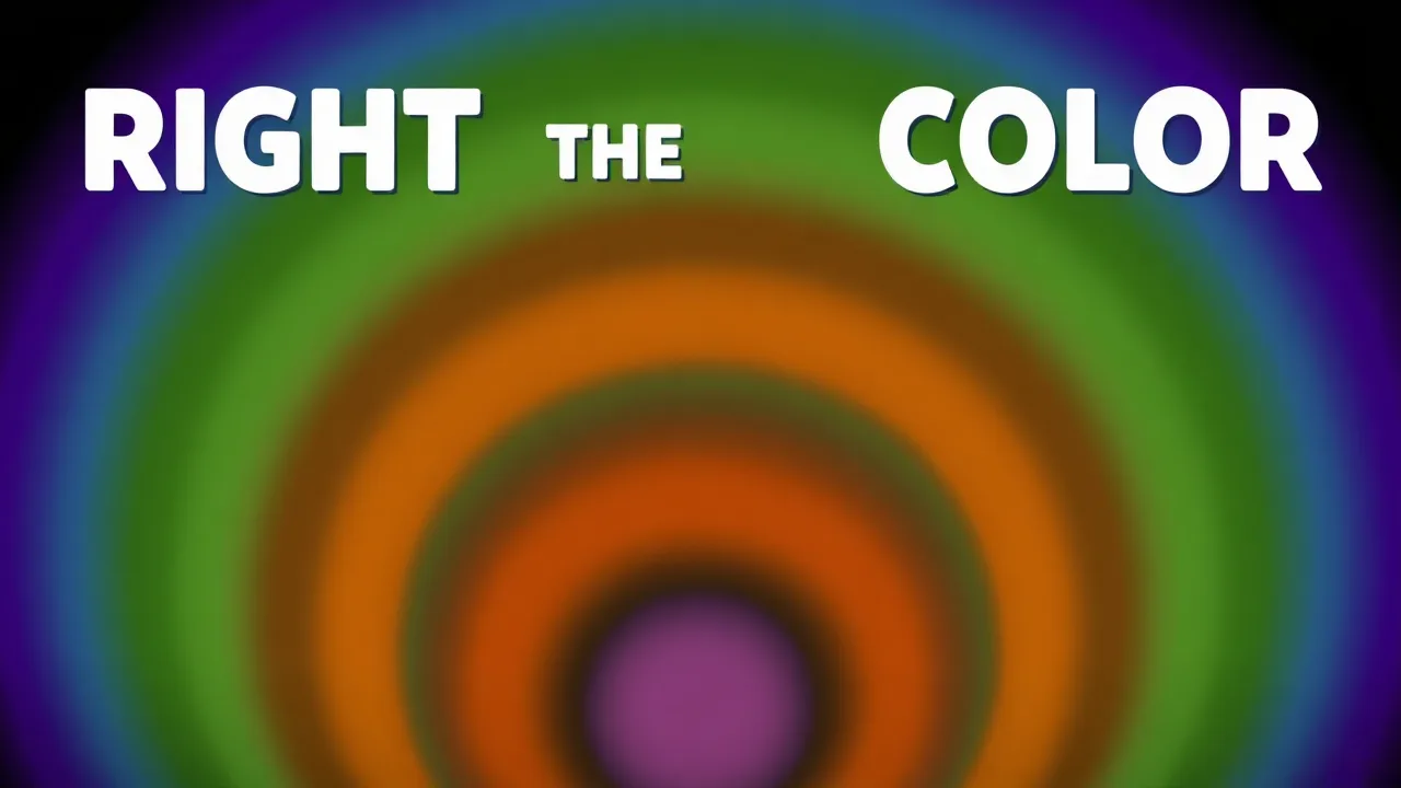Colorful Puzzle Solving in Right the Color image