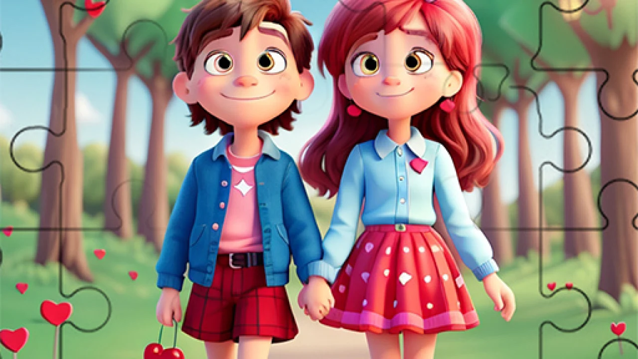 Love is in the Pieces: Valentines Day Jigsaw Puzzle image