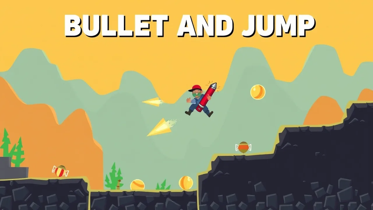 Jump into Action with Bullet And Jump: Mobile Arcade Madness image