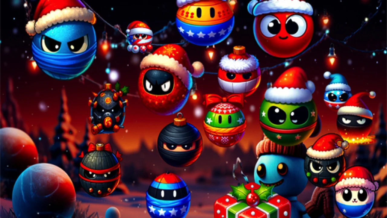 Red and Friends Join the Christmas Rush Fun image