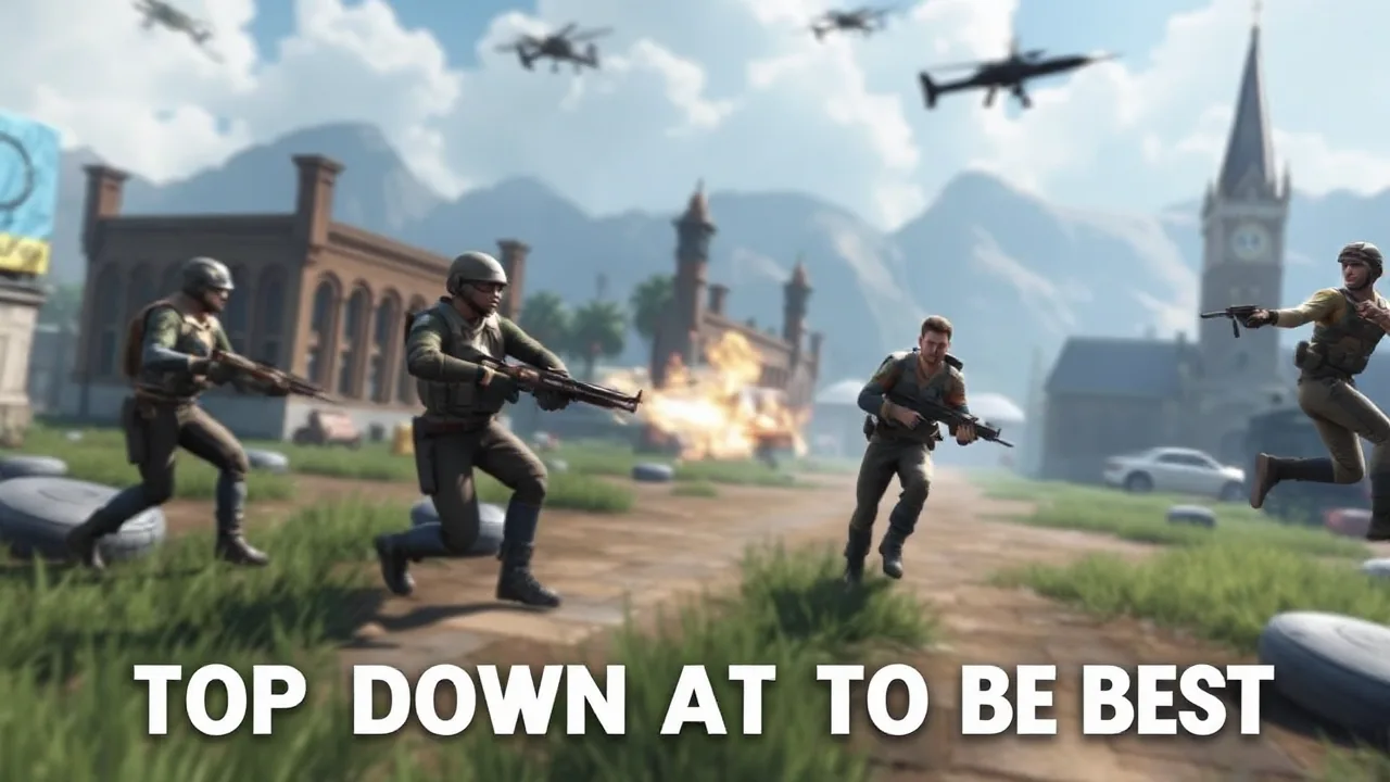 Battlefield Brawl Co op Challange: Top Down Action at Its Best image