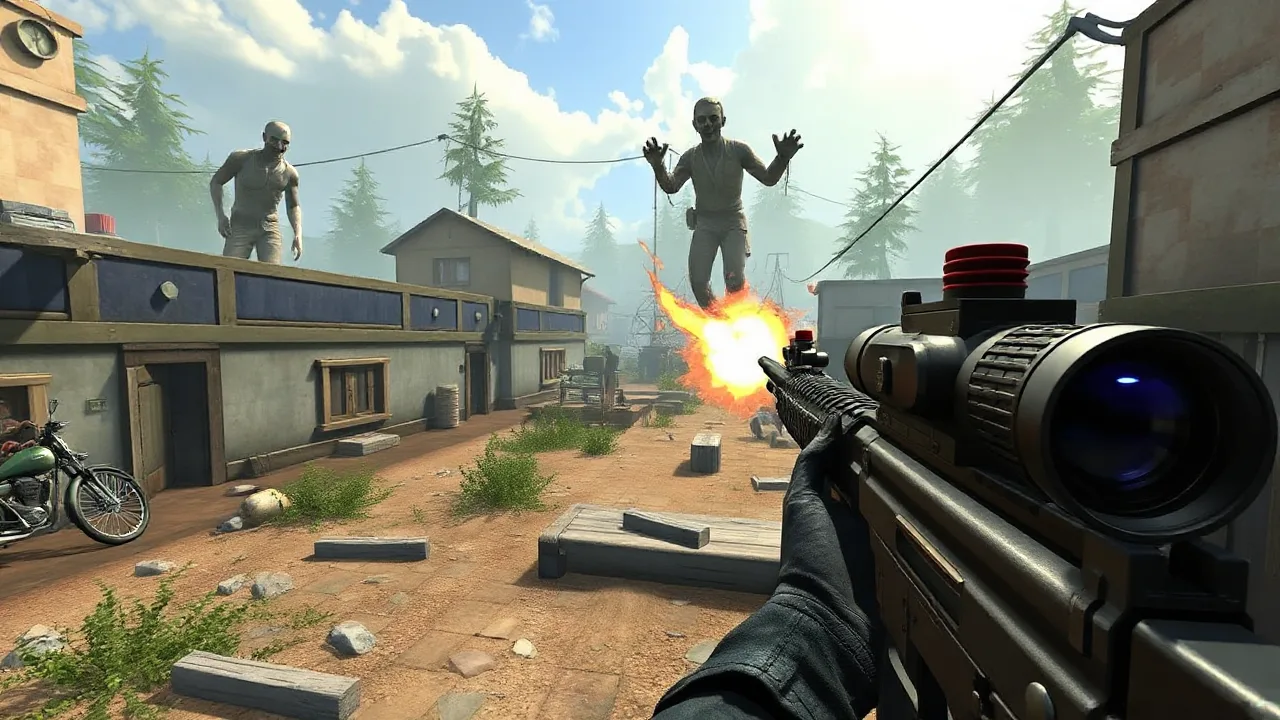 Survival in Counter Craft 4: Shooting Zombie Hordes image