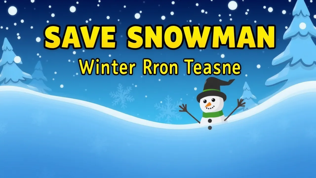 Save Snowman: Winter Brain Teaser image