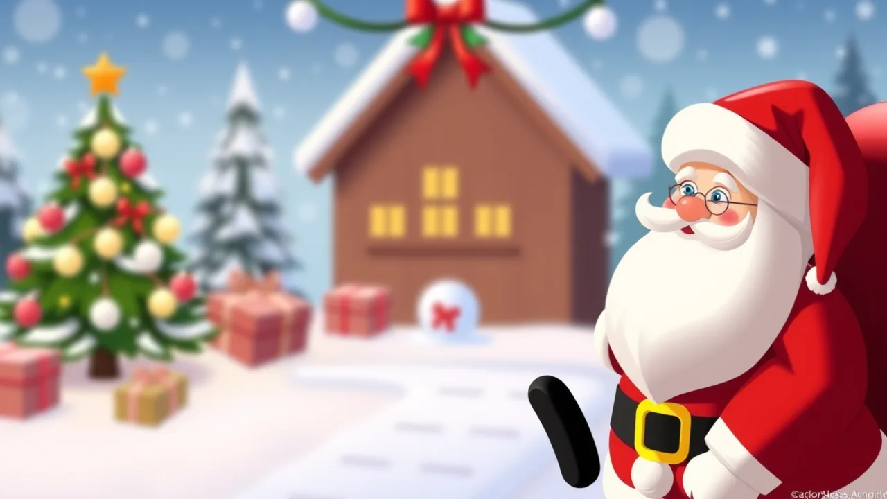Math Magic with Santa Match Game: A Christmas Puzzle image