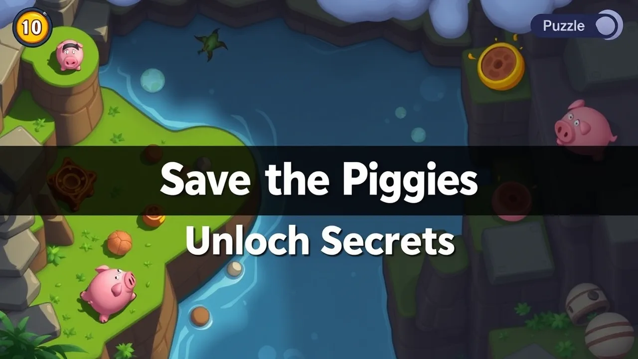 Puzzle Perfection: Save The Piggies Unlock Secrets image