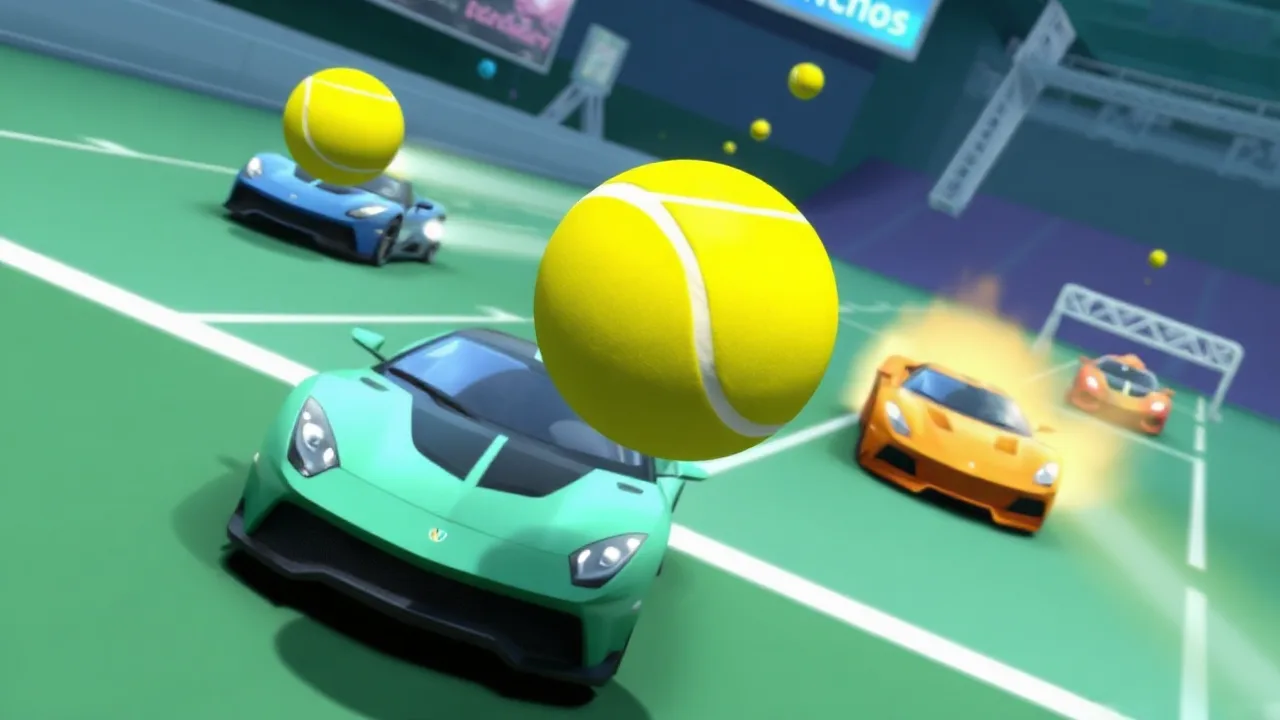 Crush All: Speed Meets Skill in 3D Tennis Frenzy image