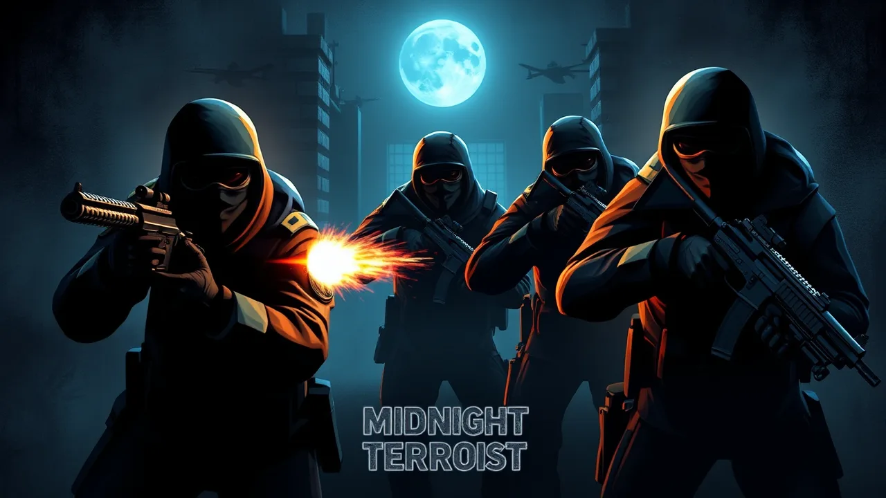 Idle Swat Terrorist Game: Midnight Terrors image