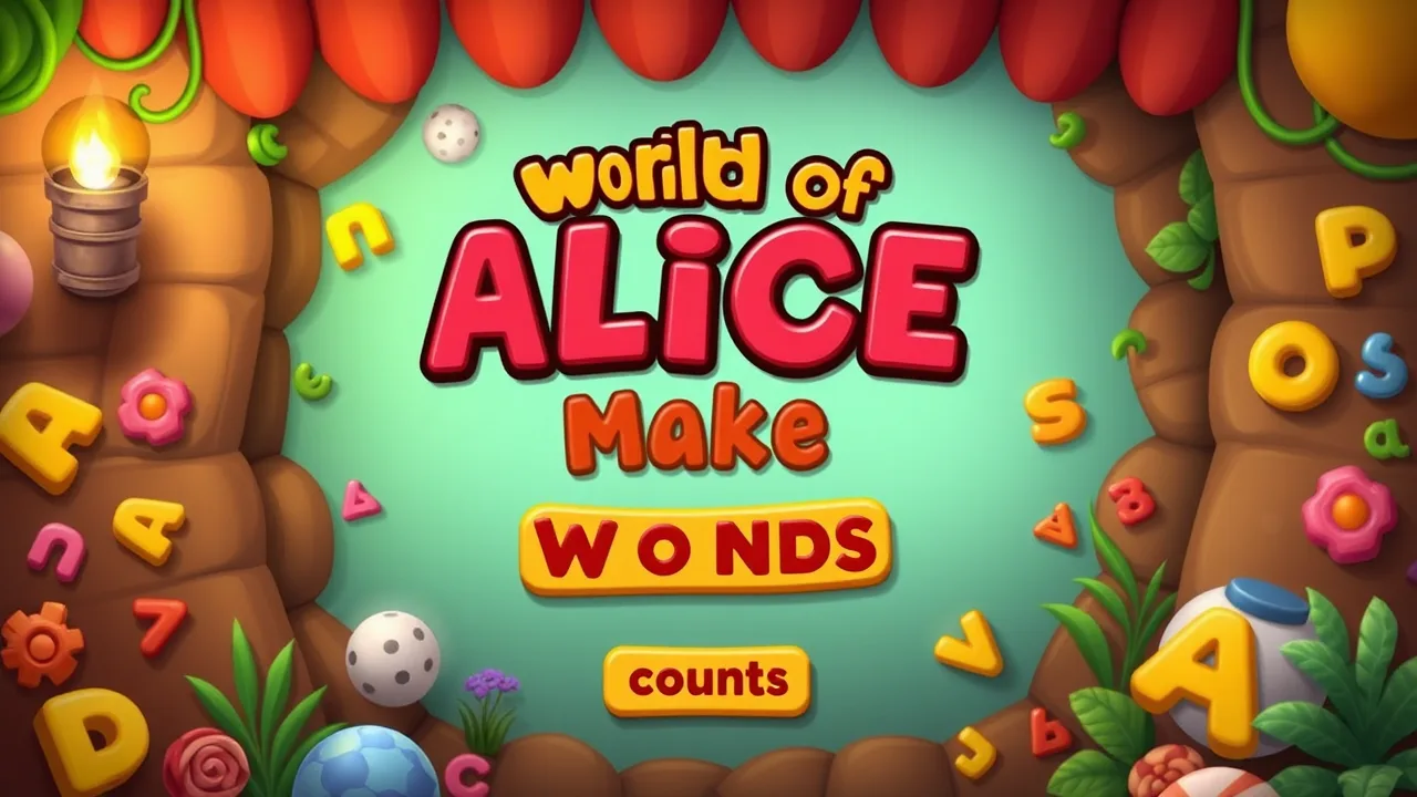 Unleash Your Child's Imagination with World of Alice Make Words image