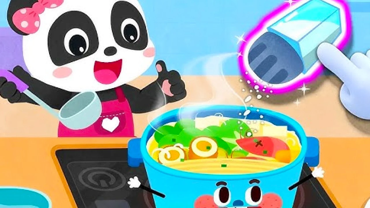 Baby Panda Magic Kitchen: Delicious Cooking Fun image