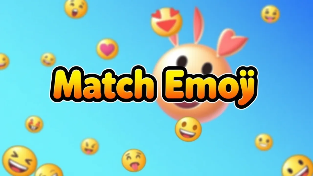 Match Emoji: Brain-Boosting Racing Fun image