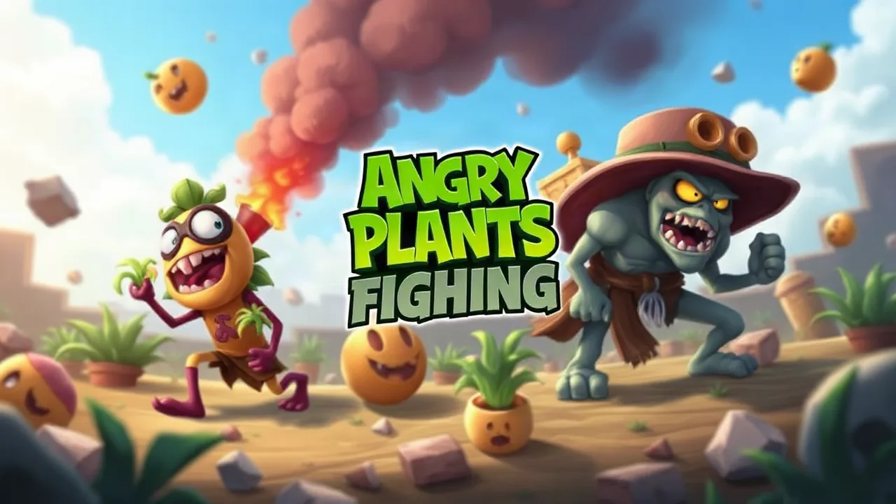 Unleash Plant Power in Angry Plants Fighting image