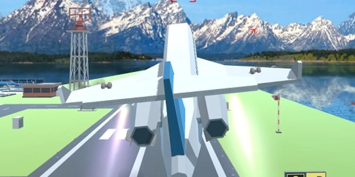 Polygon Flight Simulator Thrills Unblocked image