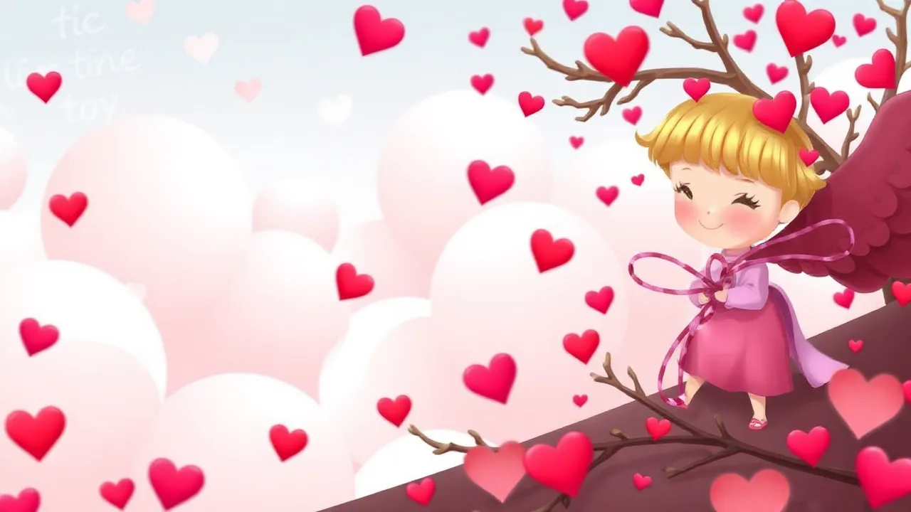 Beat Cupid Valentine Tic Tac Toe Puzzle Challenges image
