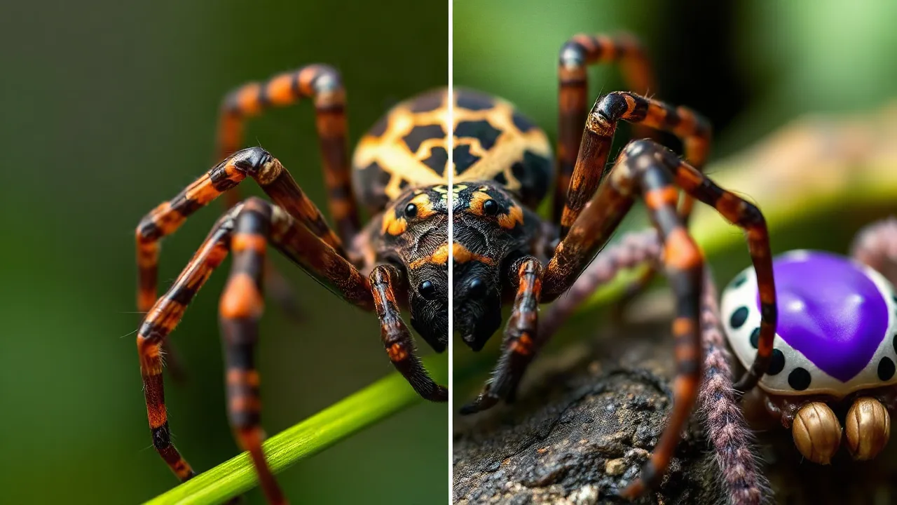 Spot the Spider Hidden Difference image