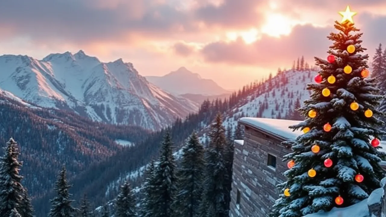Mountain Fun with Christmas Jigsaw Puzzles image