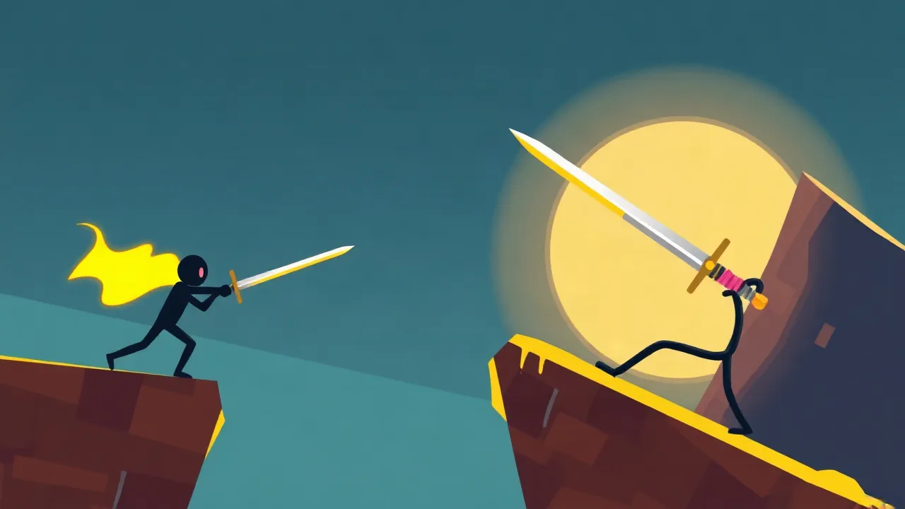 Stickman Angle Fight: A Thrilling Sword Fighting Adventure image
