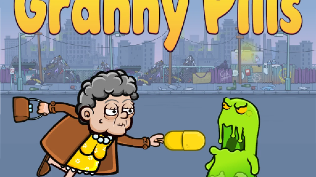 Granny Pills: Defend Cactuses Saves the Day image