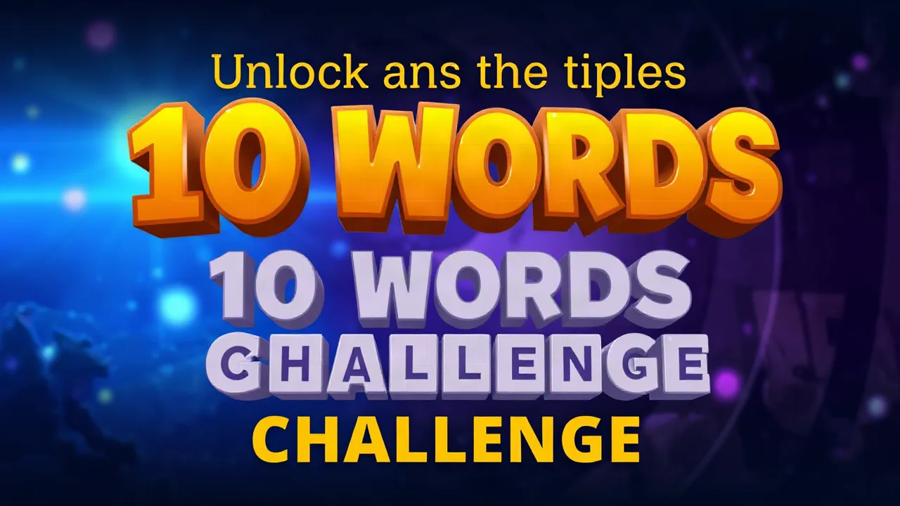 Unlock the Secrets of 10 Words Challenge image