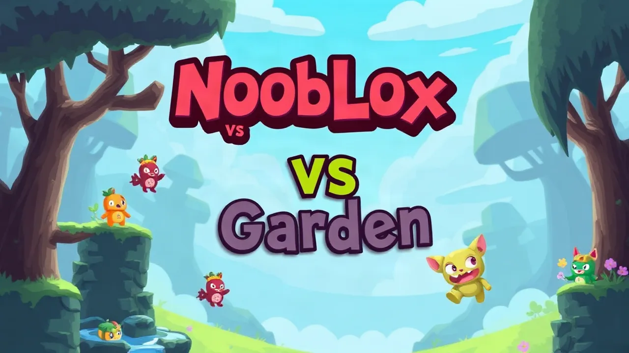 2 Player Action in NoobLox vs Garten image