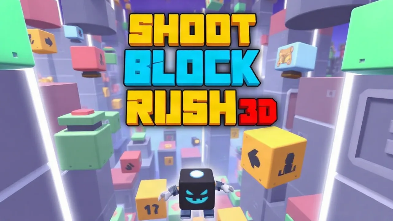 Shoot Block Rush 3D: Addictive 3D Action image