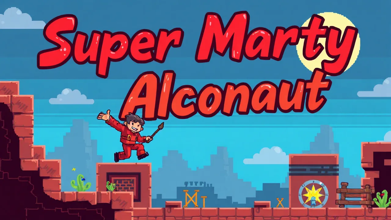 Unlock Retro Thrills with Super Marty o Alconaut image