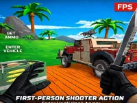 Blocky Zombie Shooting image