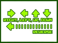 Right, left, up, down, reverse background