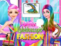 Girls Kaleidoscopic Fashion background