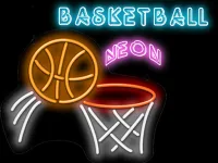 Swipe Basketball Neon background