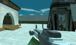 Blocky combat Shooting Arena 3D Pixel