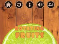 Rotating Fruits background