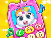 Baby Princess Unicorn Mobile Phone background