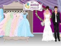 Wedding Dress Up background