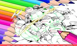 Coloring Book for Ninja Turtle