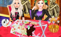 Girls Halloween Food Cooking
