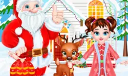 Baby Taylor Christmas Reindeer Fun