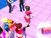 Fashion Girl Walk background