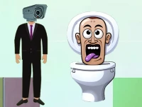 Skibidi Toilet Bullet background