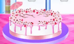 Cherry Blossom Cake Cooking - Food Game