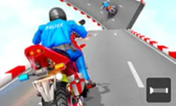 Mega Ramp Stunt Moto - Fun Run 3D Game