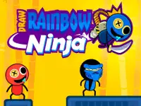 Draw Rainbow Ninja background
